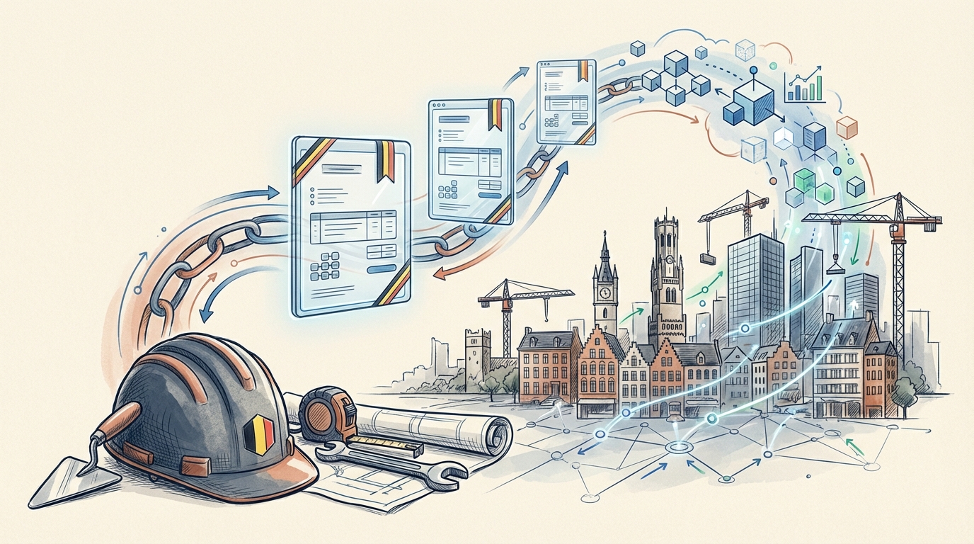 Peppol E-Invoicing Revolution in Belgium: Why 2026 Changes Everything for Construction Companies